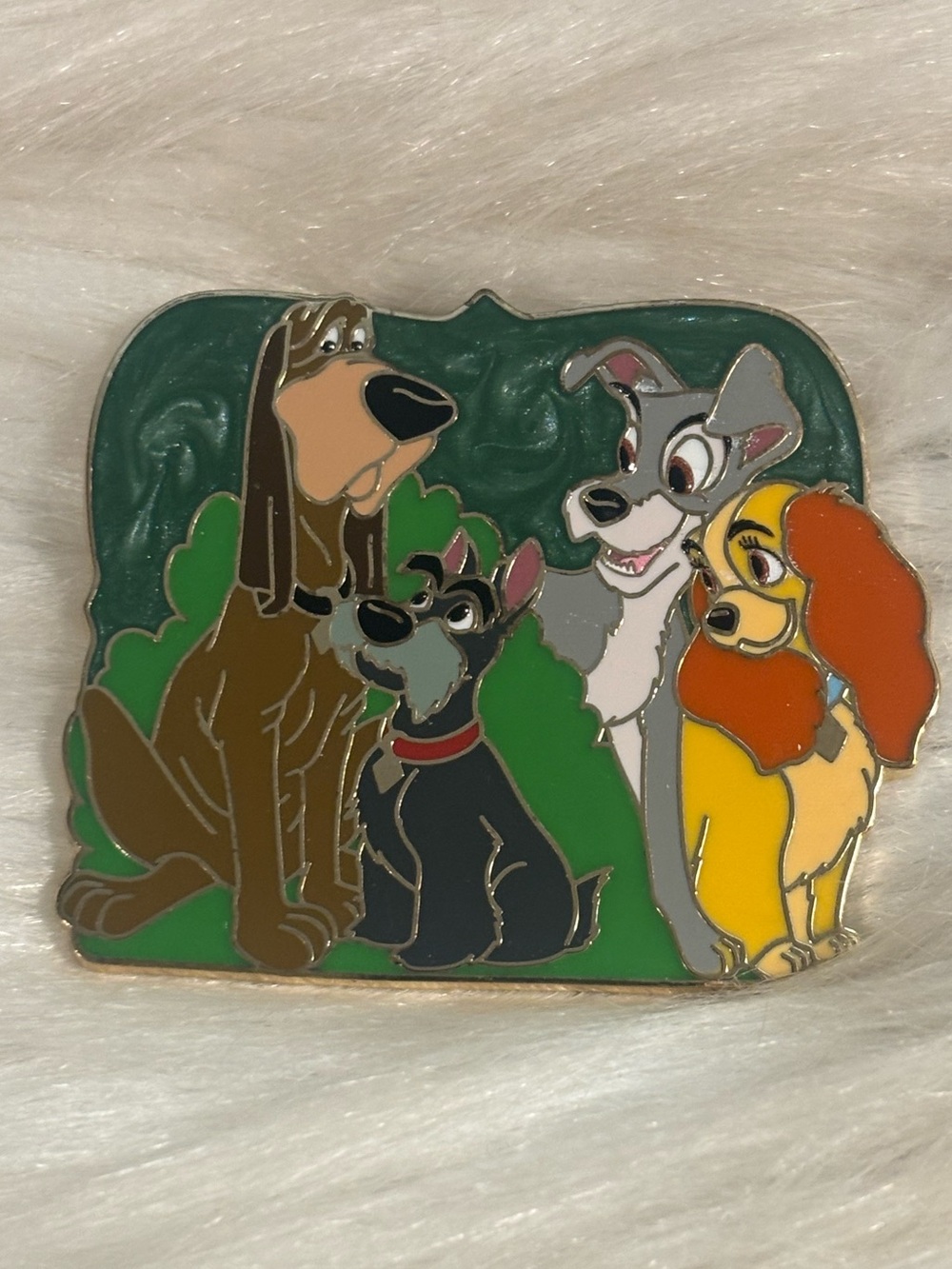 2026 Disney Parks Family Cluster Lady And The Tramp OE Pin
